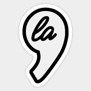 Comma La Sticker